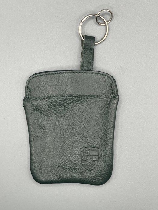 Keyring keychain leather usato  
