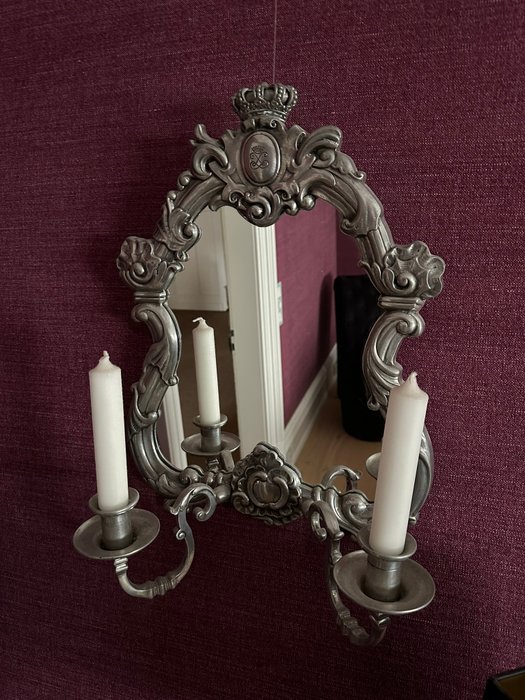 Wall mirror silver for sale  