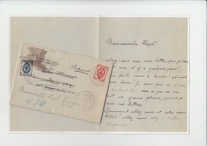 Constantin makovsky lettre d'occasion  