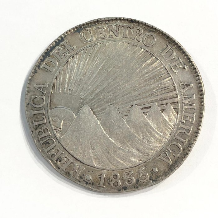 Guatemala. reales 1835 usato  