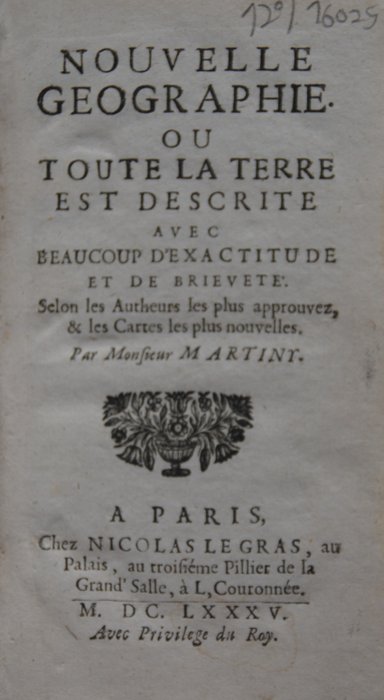 Martiny nouvelle geographie for sale  
