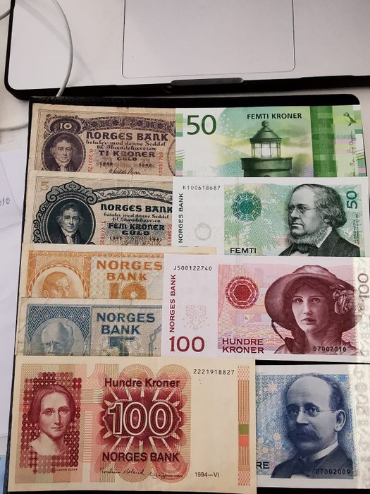 Norway. banknotes various for sale  