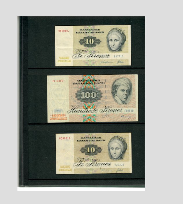 Denmark. banknotes including for sale  