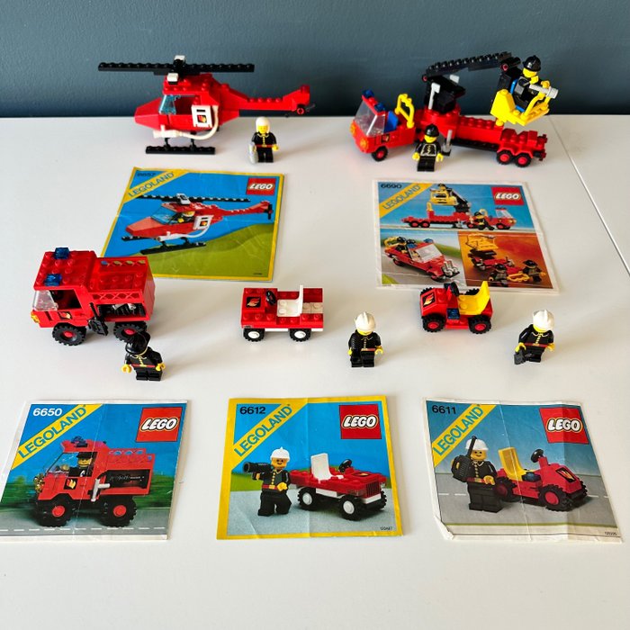 Lego legoland fireman usato  
