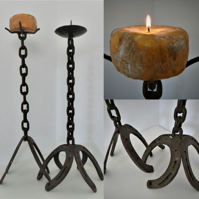 Candleholder wrought iron for sale  
