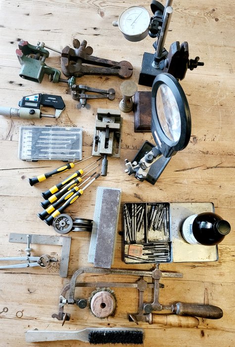 Clockmakers tools metal for sale  