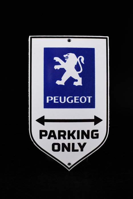 Sign peugeot parking for sale  