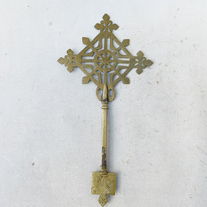 Antique cross bronze for sale  