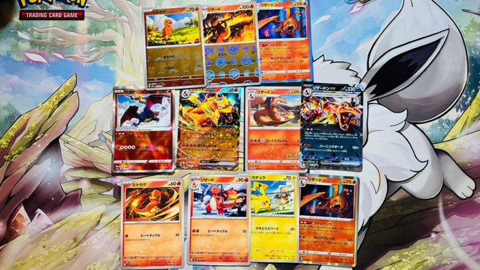 Charizard collection cards usato  