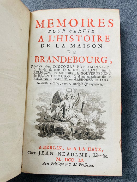 Frederic prusse mémoires for sale  