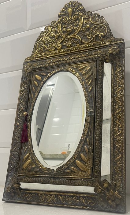 Wall mirror brass for sale  