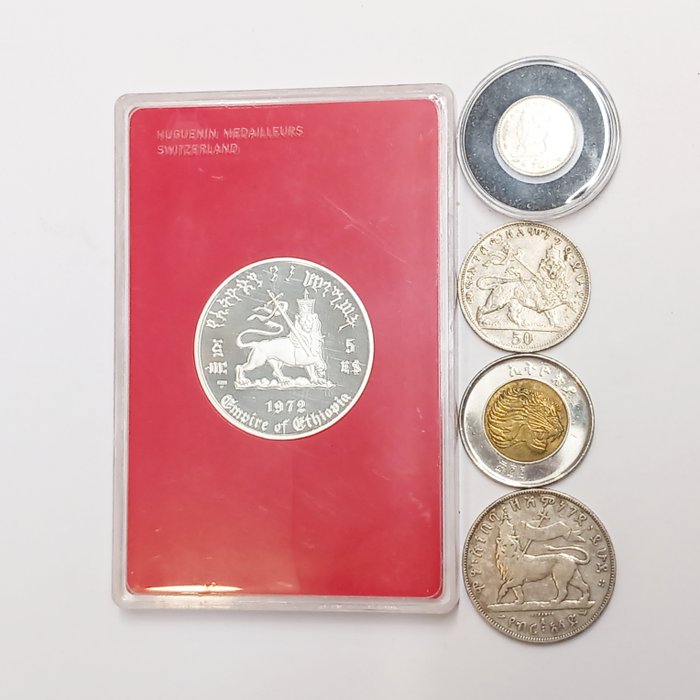Ethiopia. münzen 1900 usato  