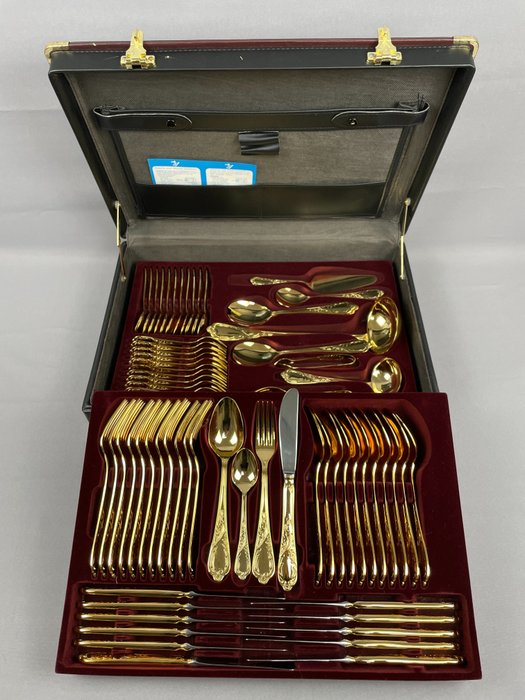Gold cutlery nivella for sale  