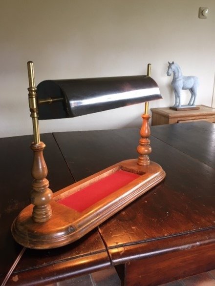 Desk lamp wood for sale  