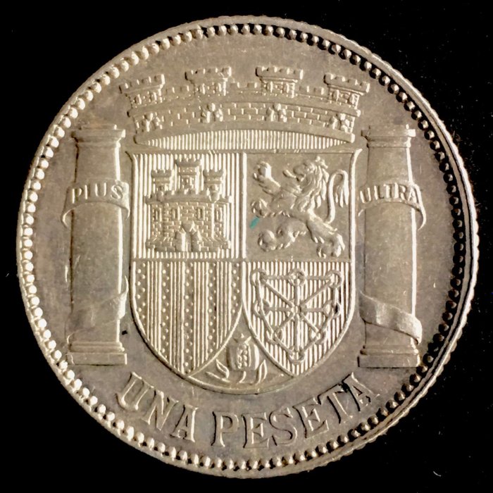 Spain. peseta 1933 usato  