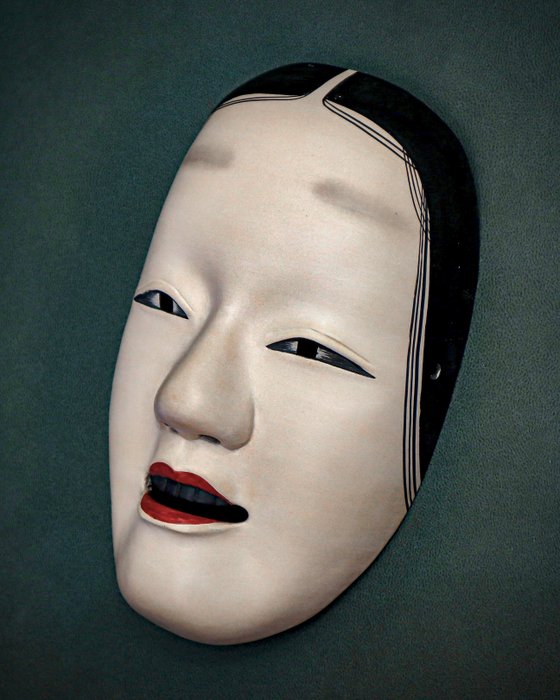 Japanese wooden noh for sale  