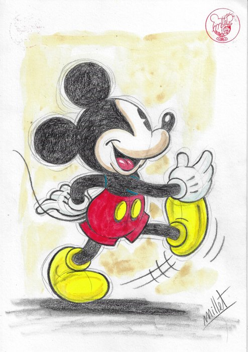 Millet watercolour mickey for sale  