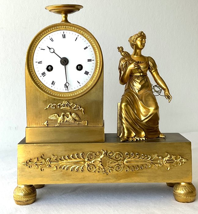 Mantel clock empire for sale  