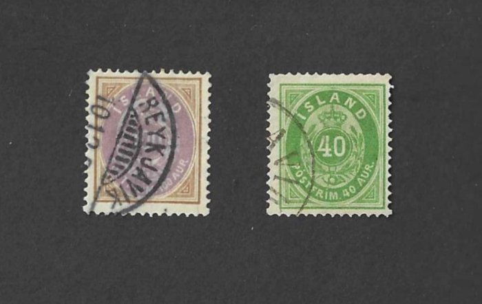 Iceland 1876 1892 for sale  