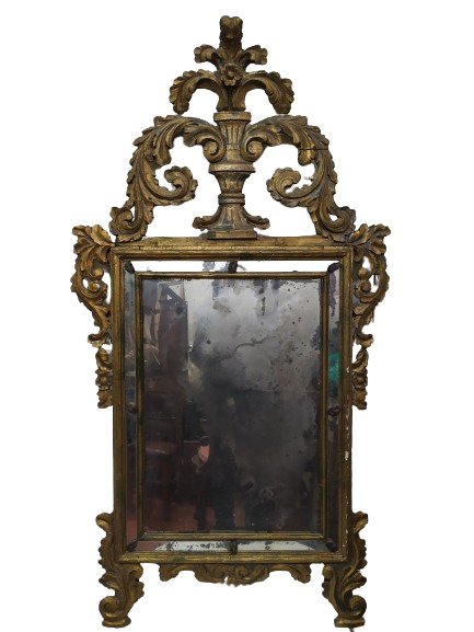 Overmantel mirror wood for sale  