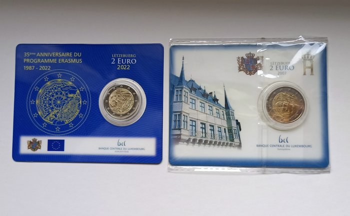 Luxembourg. euro 2007 for sale  