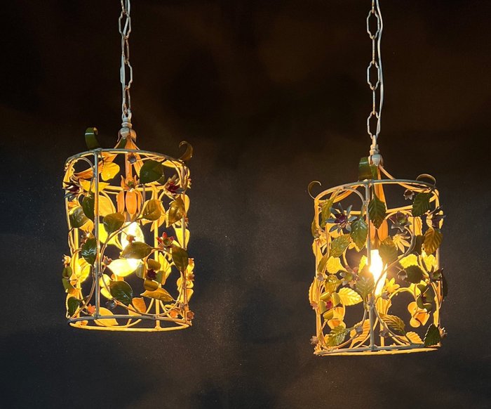 Hanging lamp pair for sale  