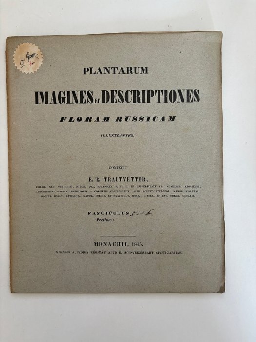 Trautvetter plantarum imagines for sale  