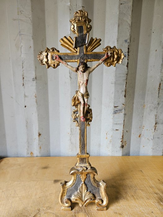 Biedermeier crucifix wood for sale  