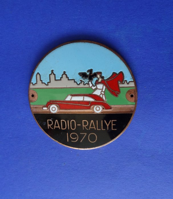 Radio rally enameled for sale  