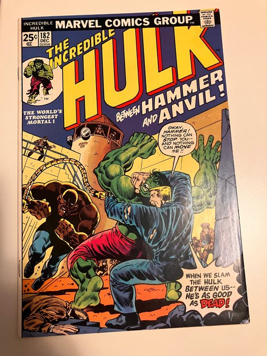 Incredible hulk 182 for sale  