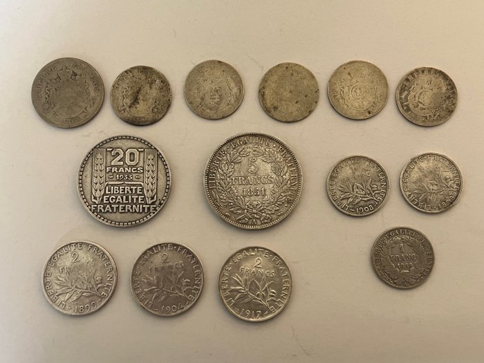 Lot silver coins d'occasion  