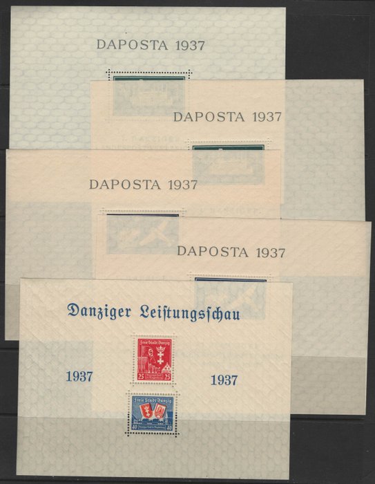 Danzig 1937 blocks for sale  