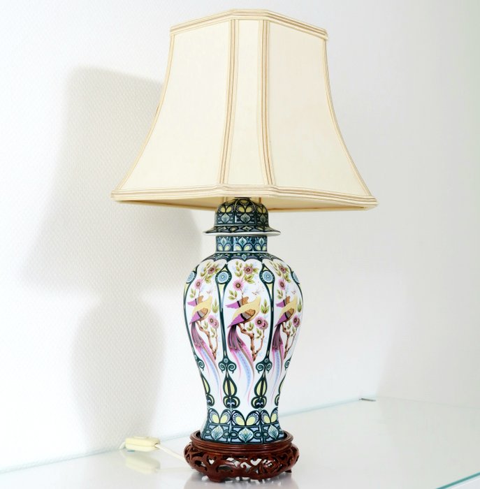 Table lamp porcelain for sale  
