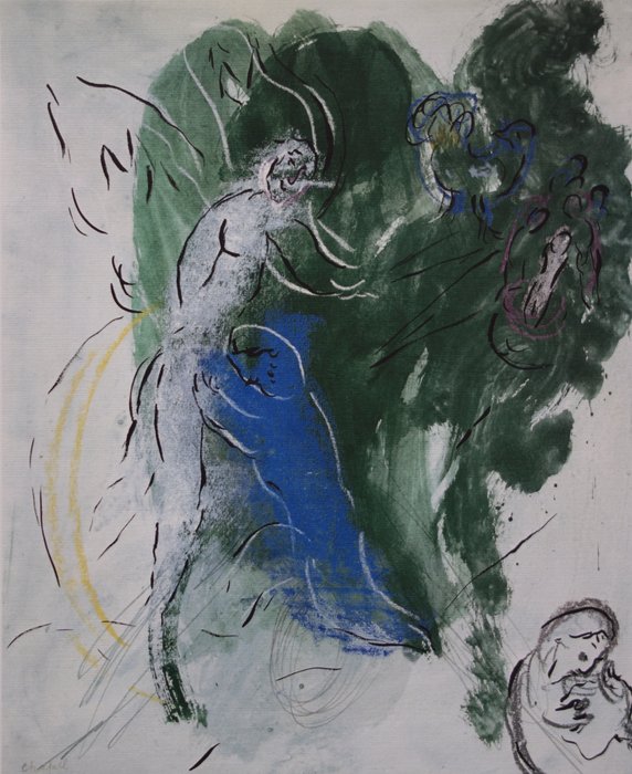 Marc chagall lutte for sale  