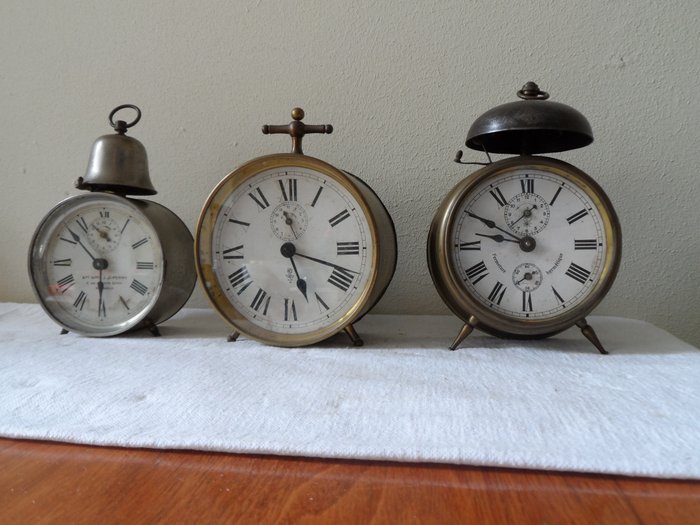 Alarm clocks brass for sale  