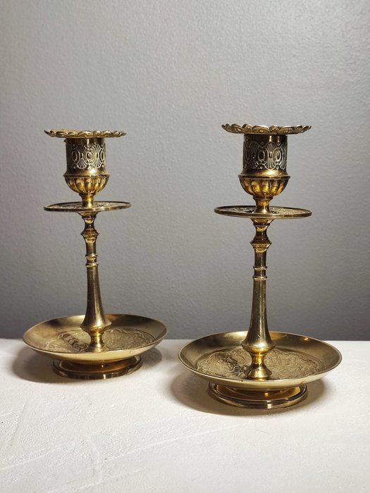 Taperstick pair candlesticks for sale  