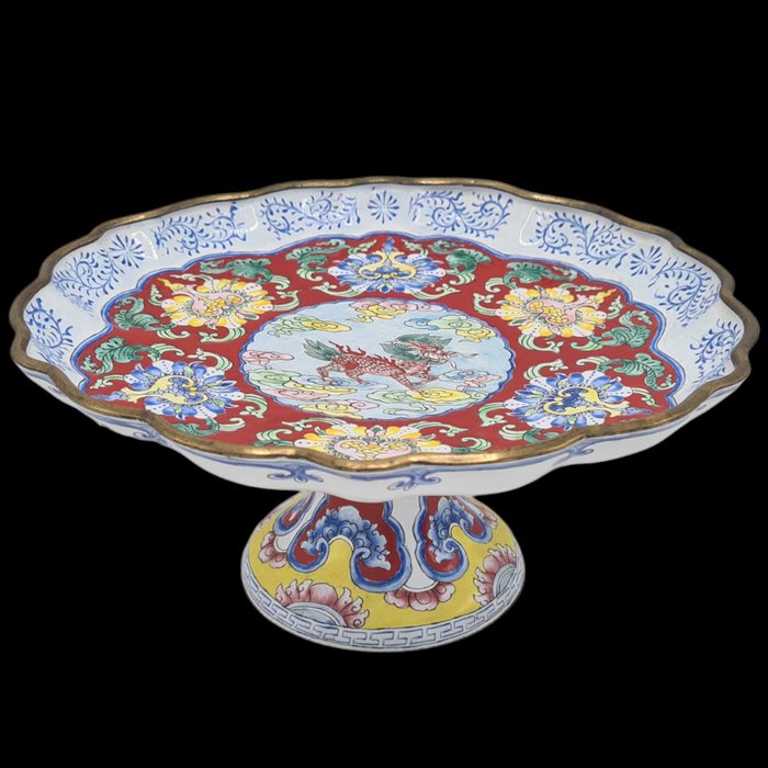 Footed dish qilin for sale  