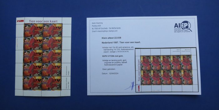 Netherlands 1997 ten for sale  