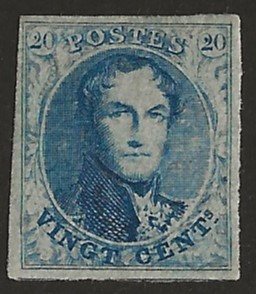1851 20c blue for sale  