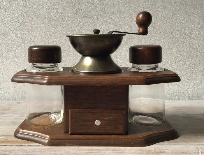 Coffee grinder wooden usato  