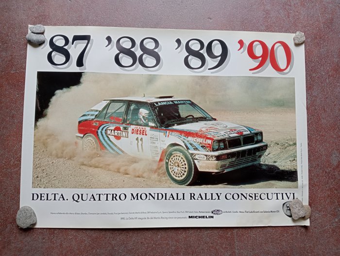 Poster lancia delta for sale  