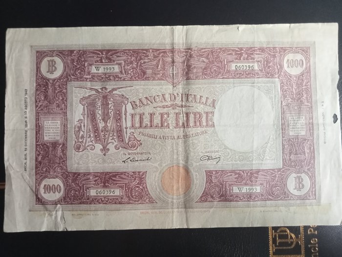 Italy. 1000 lire usato  