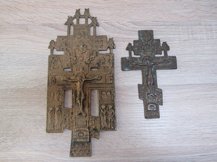 Vintage cross bronze for sale  