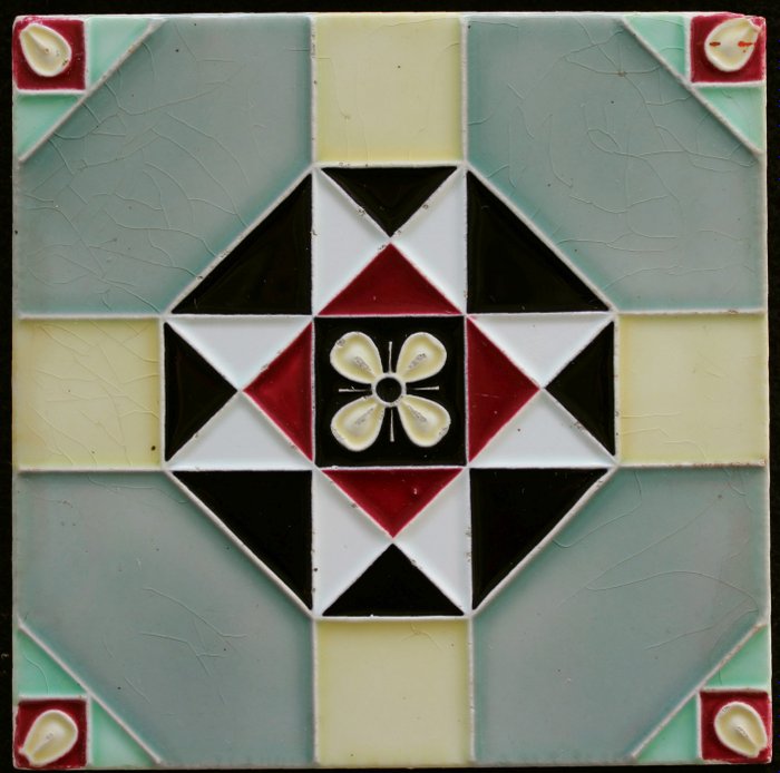 Art nouveau tile d'occasion  