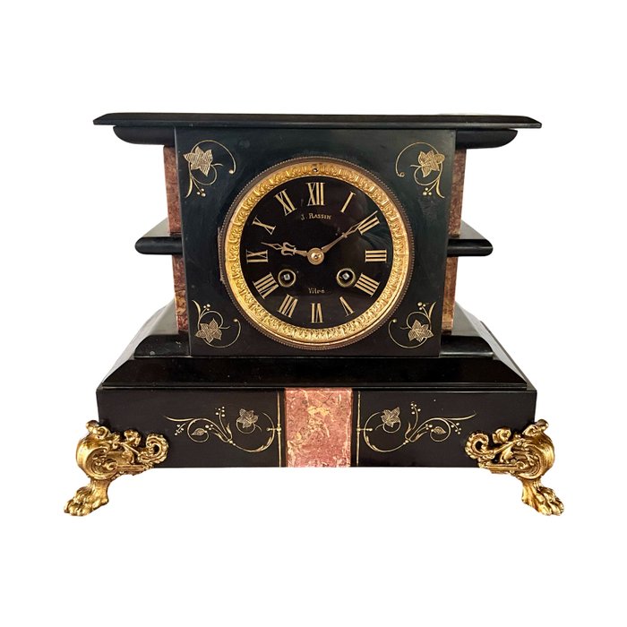Mantel clock bronze for sale  