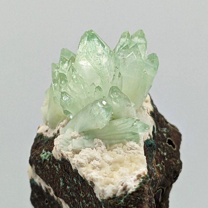 Green apophyllite crystals for sale  