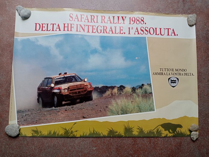 Poster safari rally usato  