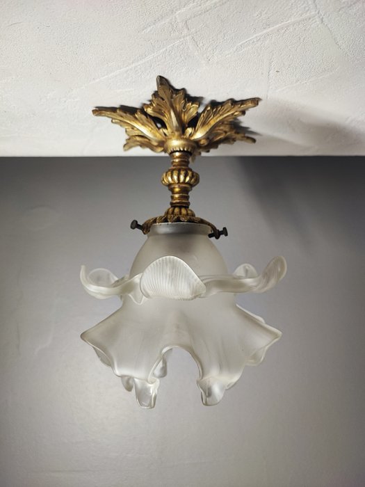 Ceiling lamp gilded for sale  
