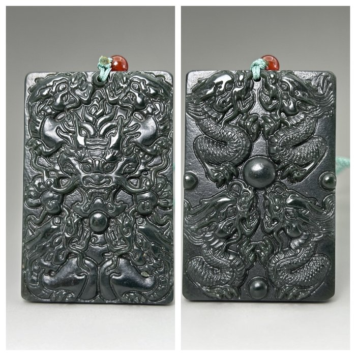 Dragon pendant nephrite for sale  