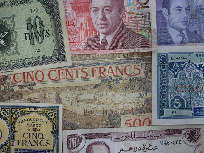 Morocco. banknotes pick for sale  